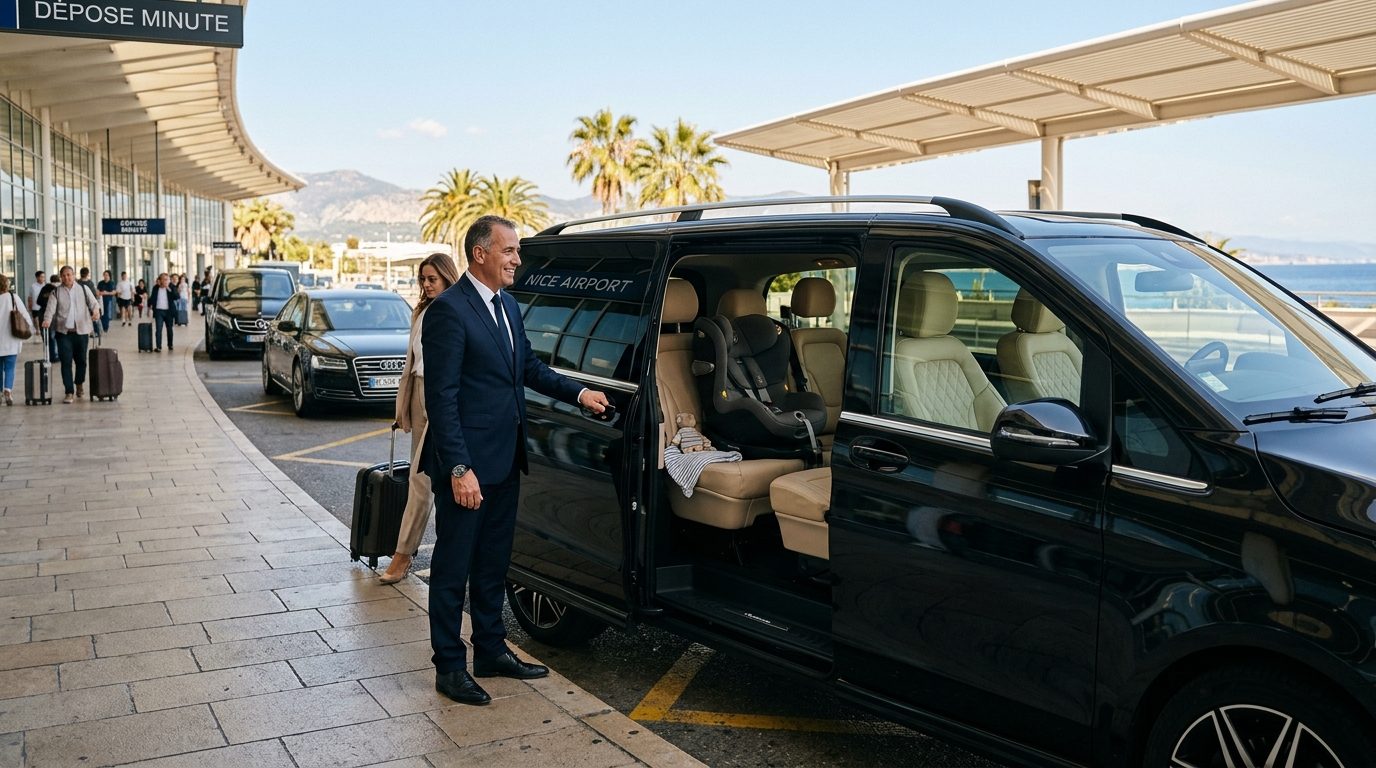 Transport d&rsquo;un bébé à l&rsquo;aéroport de Nice NCE : confort, sécurité et organisation