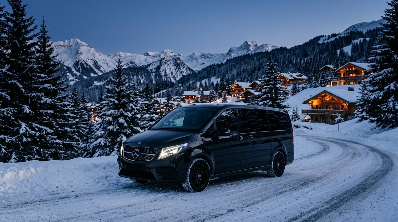 Van 4×4 à Courchevel : Confort, Sécurité et Espace pour vos Séjours Alpins