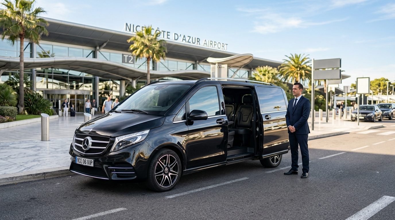 Van 7 places en mise à disposition à Nice Côte d&rsquo;Azur (NCE) : guide et conseils