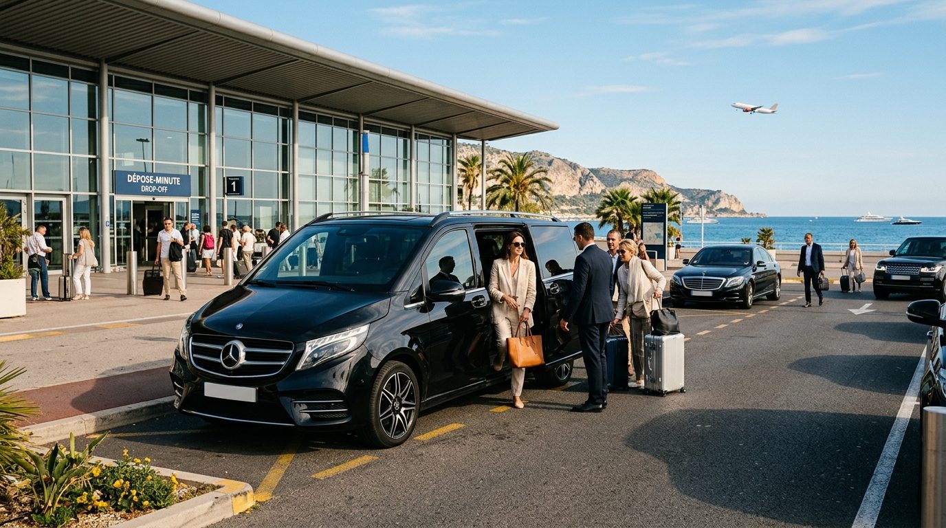 Van Classe V à l&rsquo;aéroport de Nice (NCE) : la solution idéale pour voyager avec des enfants
