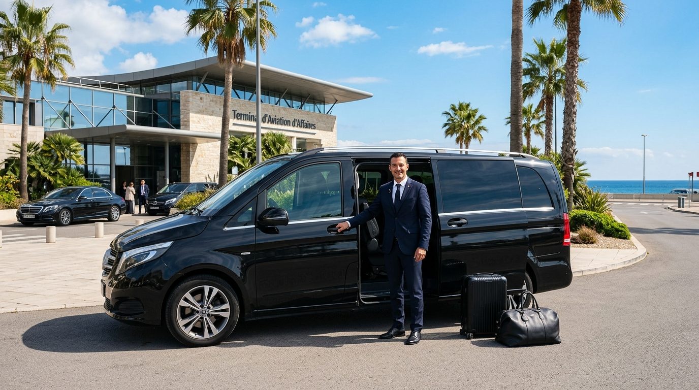Van haut de gamme à l&rsquo;aéroport de Nice NCE : confort, espace et sérénité