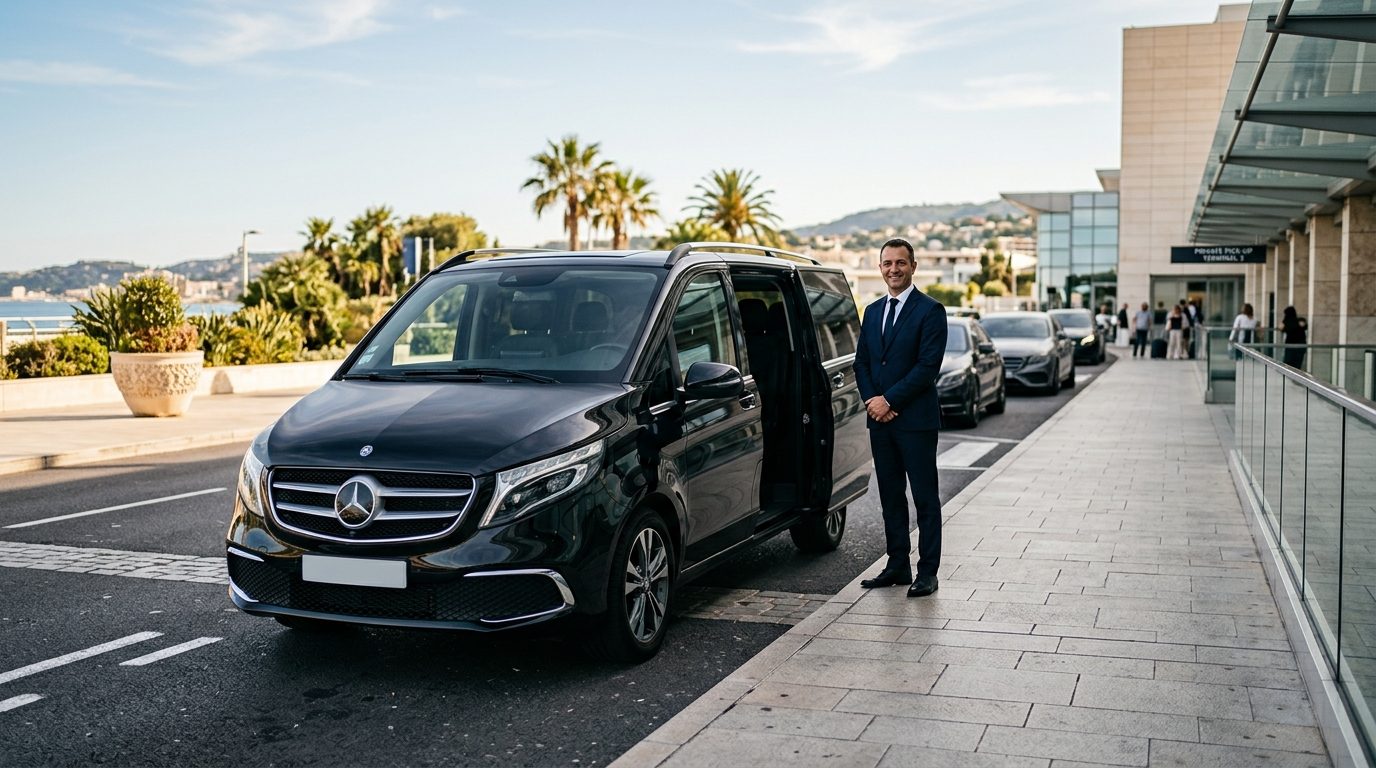 Van de luxe pour familles à l&rsquo;aéroport de Nice (NCE) : le guide du voyage haut de gamme
