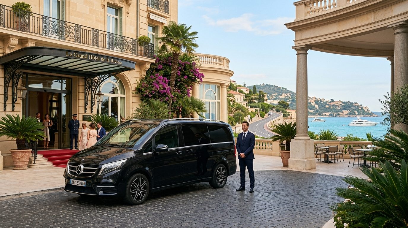 Mercedes Classe V à Nice (NCE) : la référence transport des personnalités et célébrités