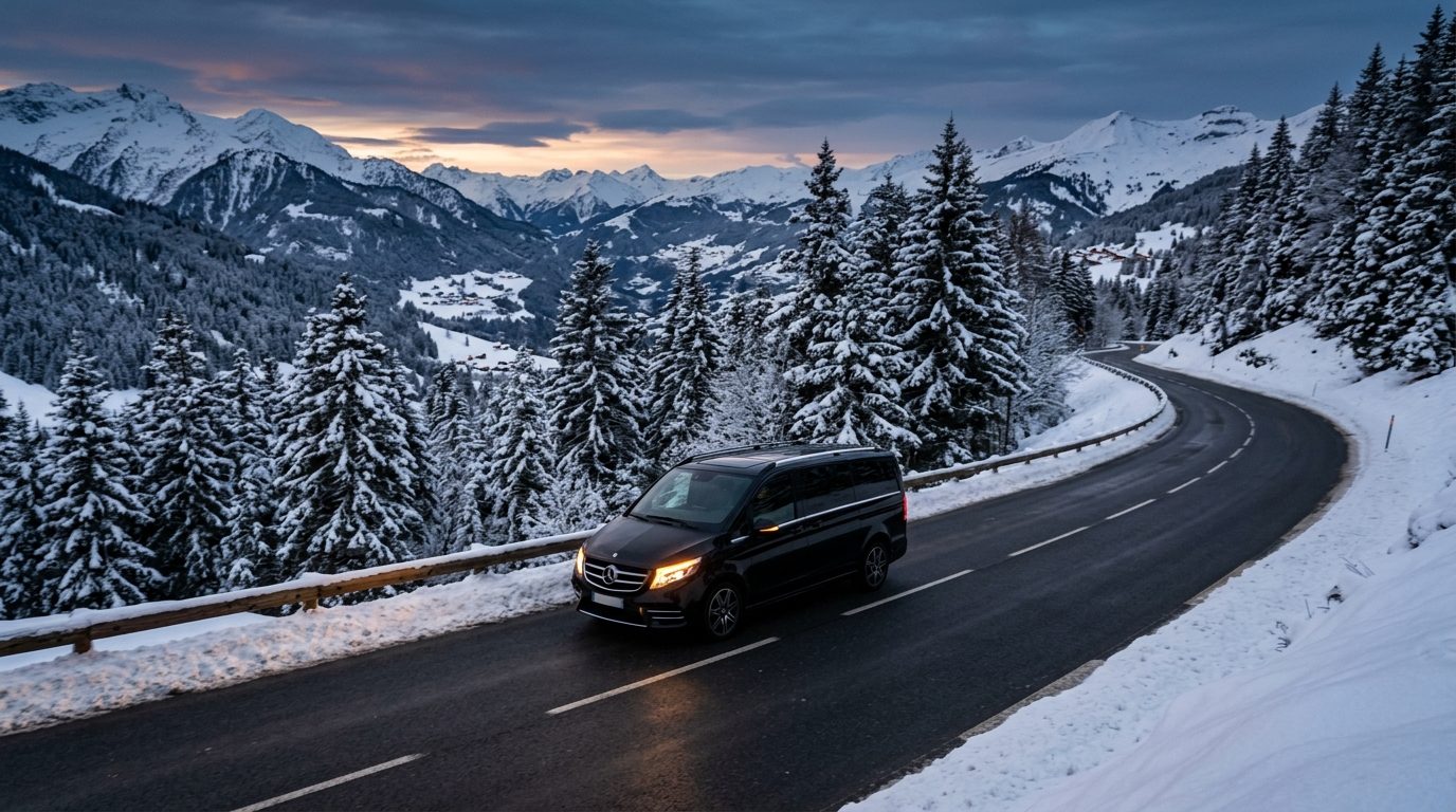 Van privé pour station de ski : voyager sereinement en montagne