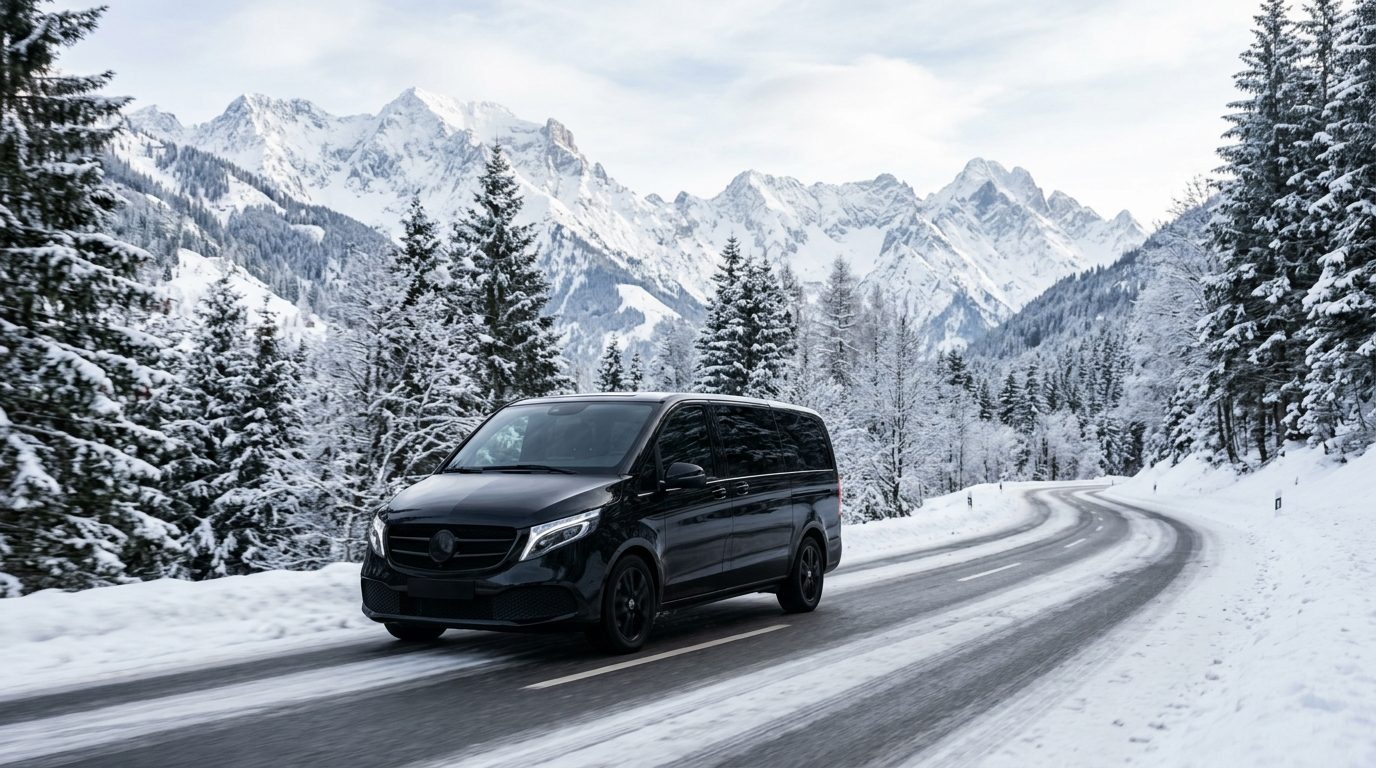 Van privé en station de ski : confort, sécurité et logistique simplifiée