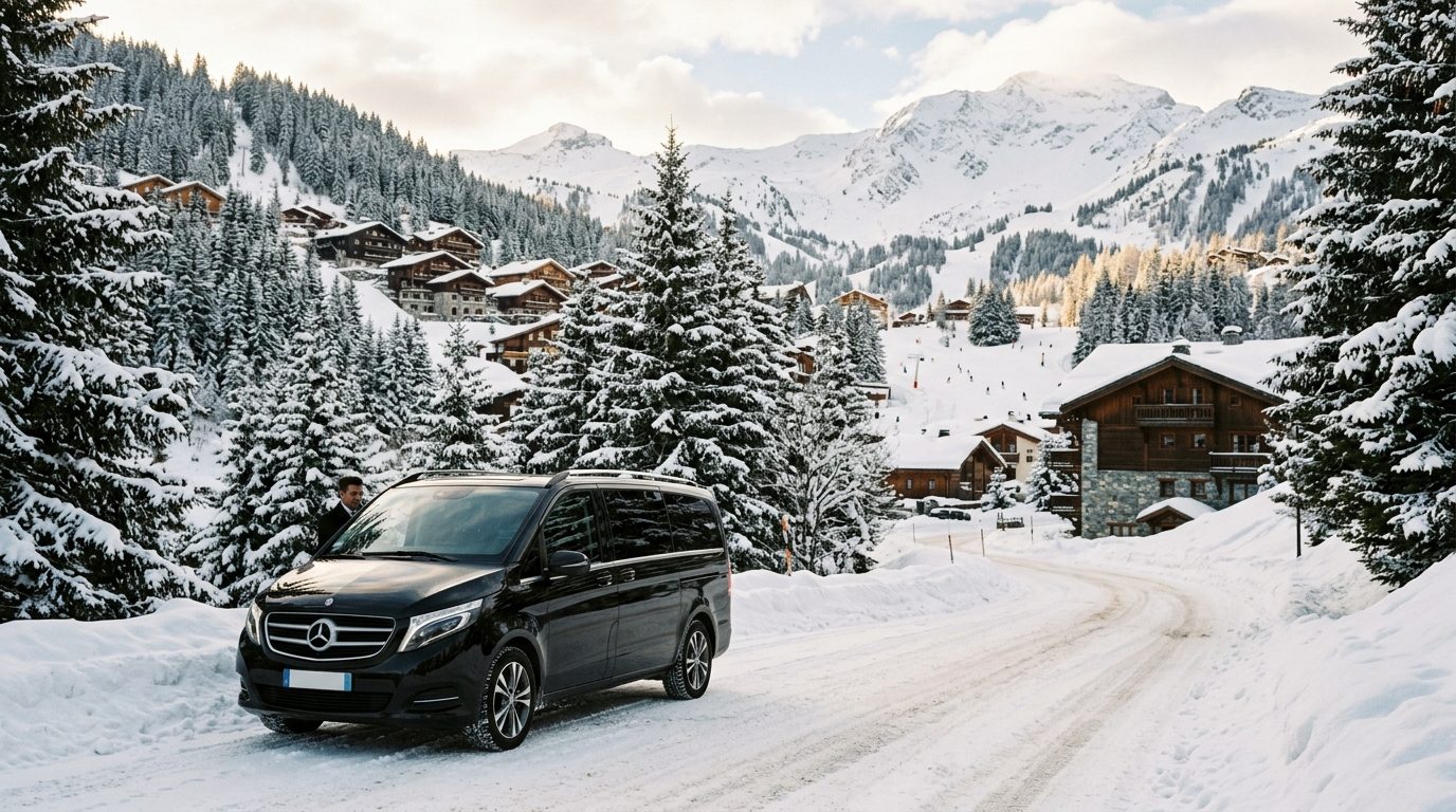 VTC aéroport Courchevel : guide logistique pour un transfert serein en altitude