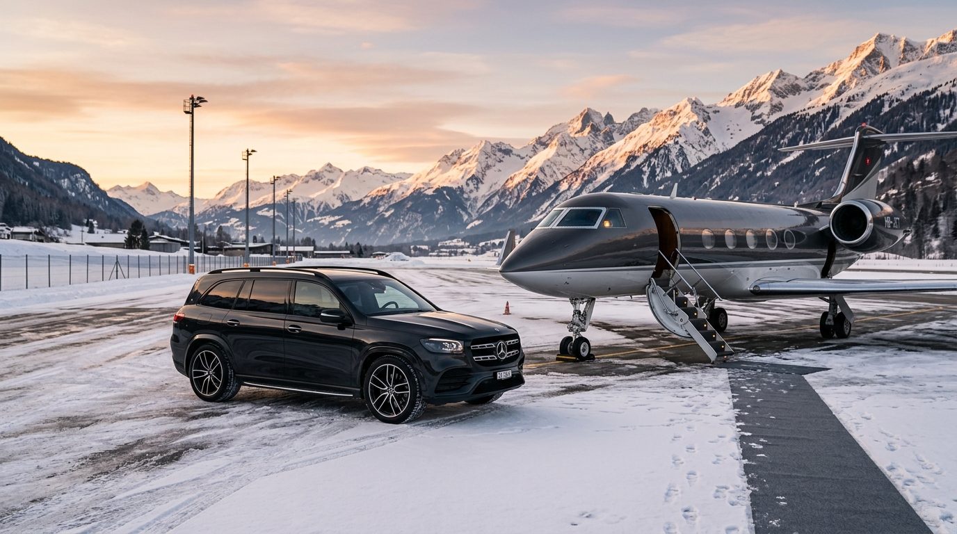 VTC et aviation privée à Courchevel : organiser sa liaison sol-air en toute sérénité