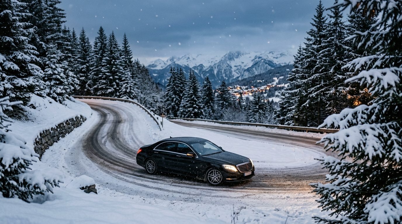 VTC à Courchevel et conditions hivernales : guide pratique pour voyager sereinement