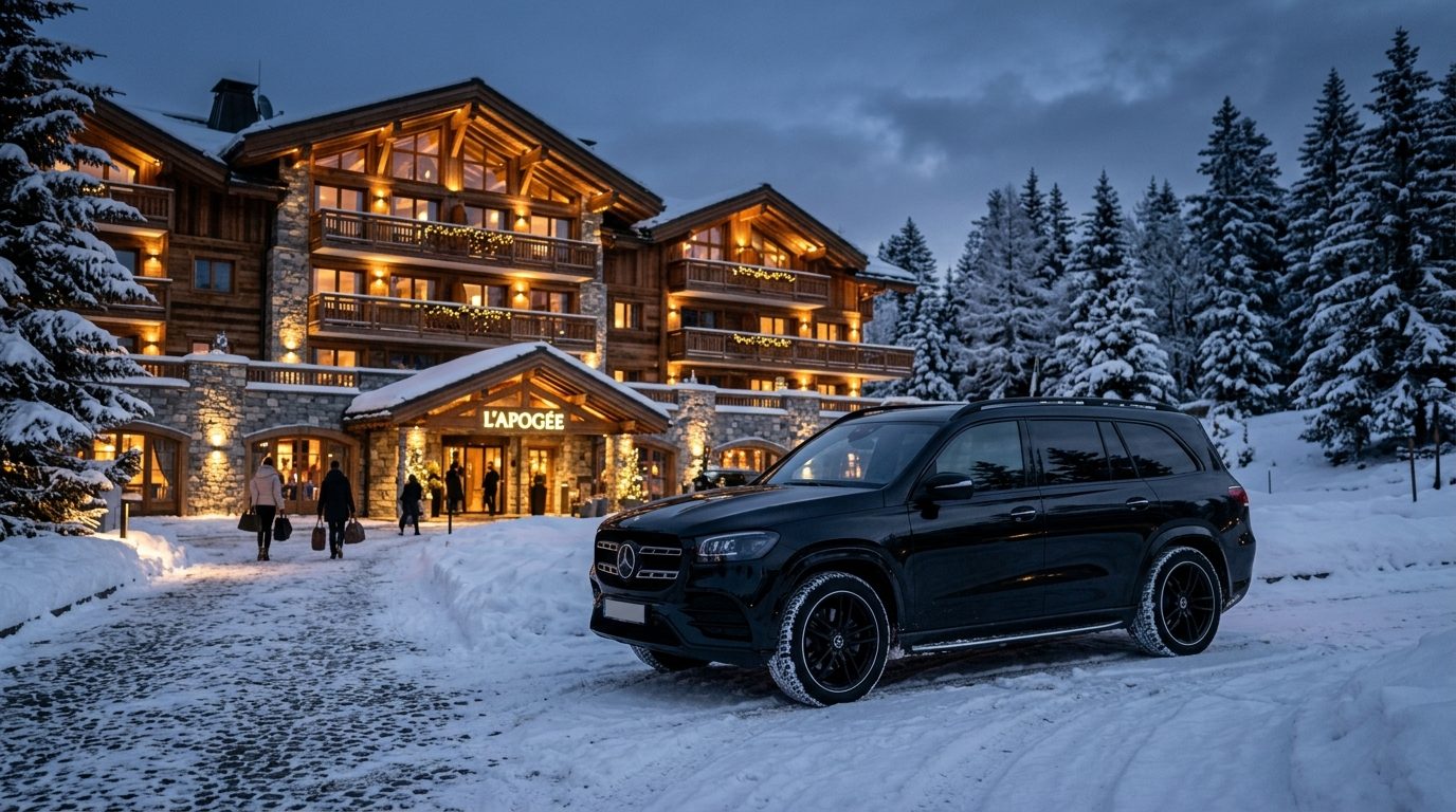 Chauffeur privé et hôtels de luxe à Courchevel : l&rsquo;art de voyager sans contrainte