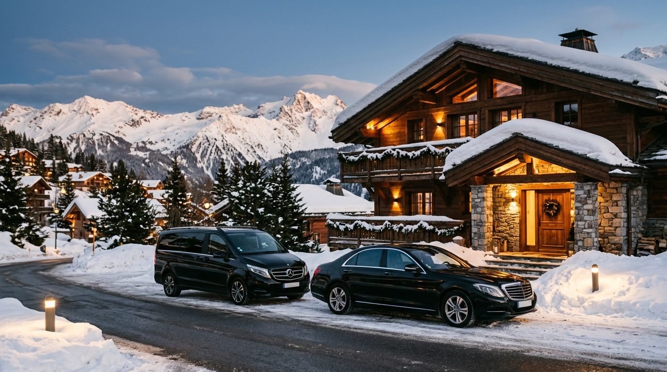 VTC Courchevel longue distance : organiser vos transferts alpins et interurbains