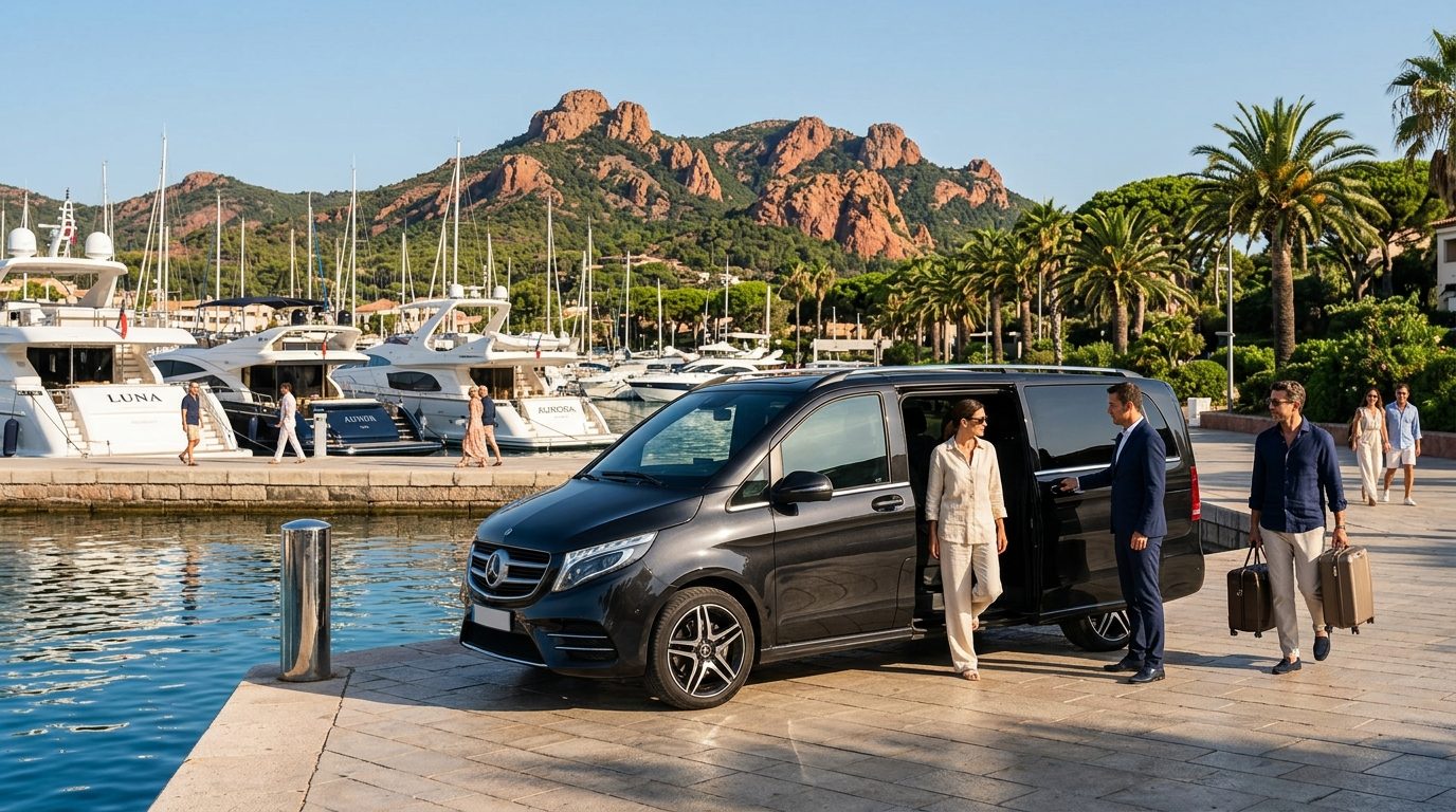 VTC Van à Fréjus (83600) : Guide des Déplacements de Groupe et Transferts Privés