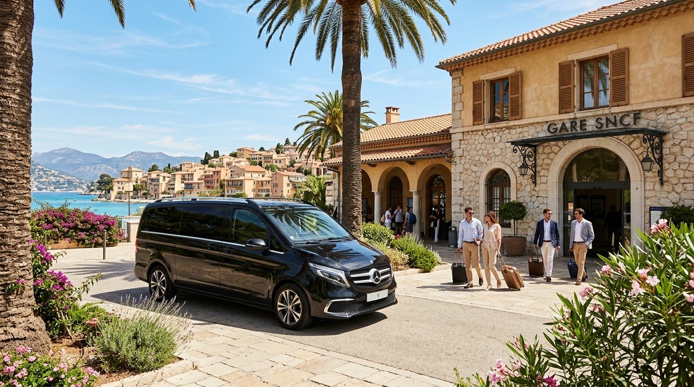 VTC Van à la Gare de Bandol : Guide des transferts et liaisons sur la côte varoise