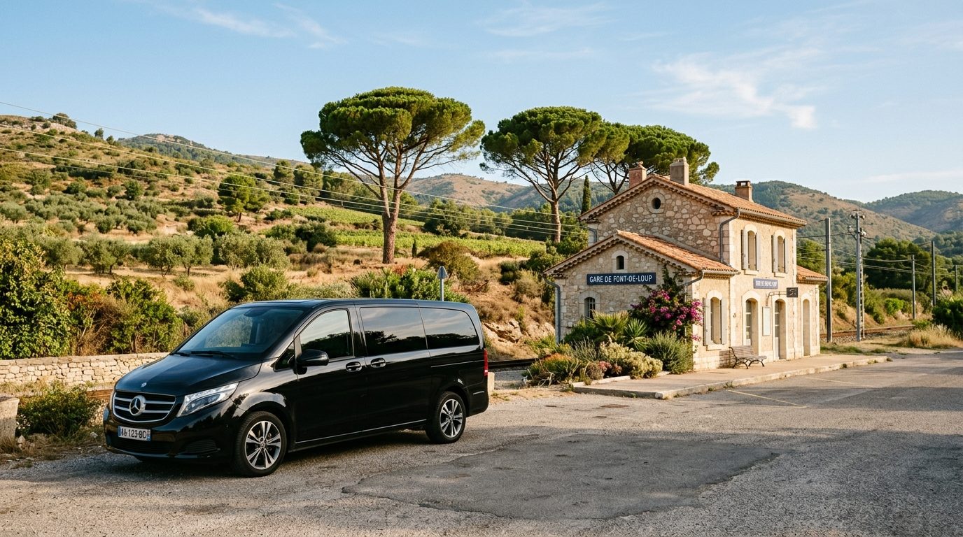 VTC Van à la gare de Cuers – Pierrefeu : guide de mobilité et transferts