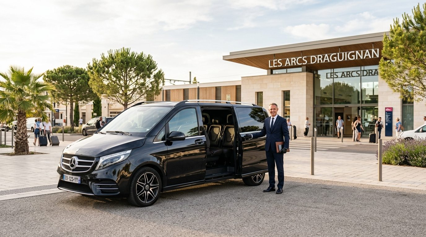 VTC Van à la Gare des Arcs – Draguignan : Liaisons et Conseils Pratiques