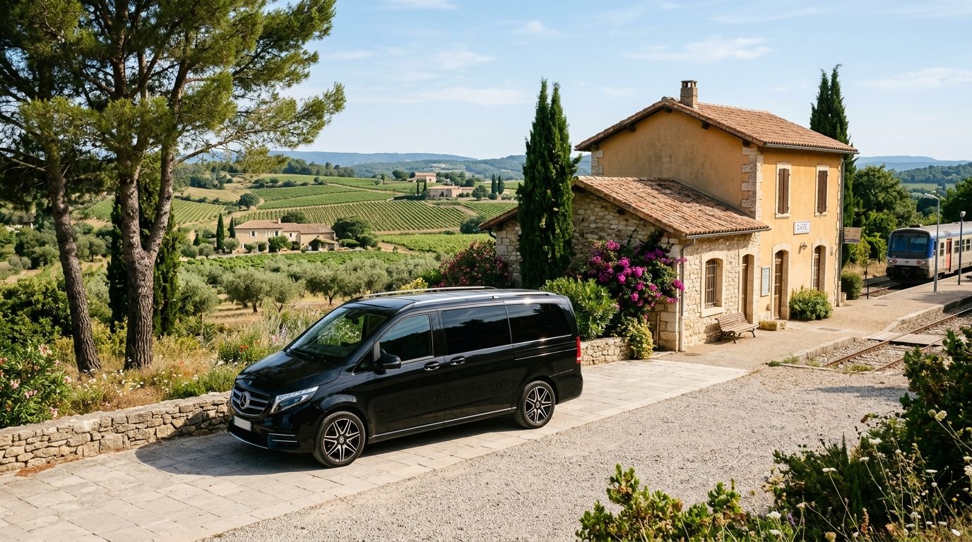 VTC Van à la gare de Vidauban : guide pratique pour vos transferts dans le Var