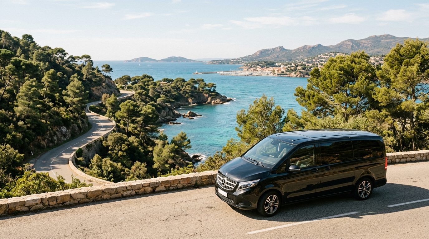 VTC Van Le Lavandou : solution de transport avec chauffeur sur le littoral varois