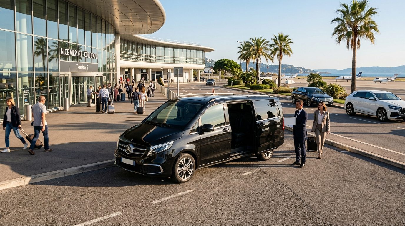 Navette aéroport Nice NCE 7 places : guide pratique du transfert en groupe