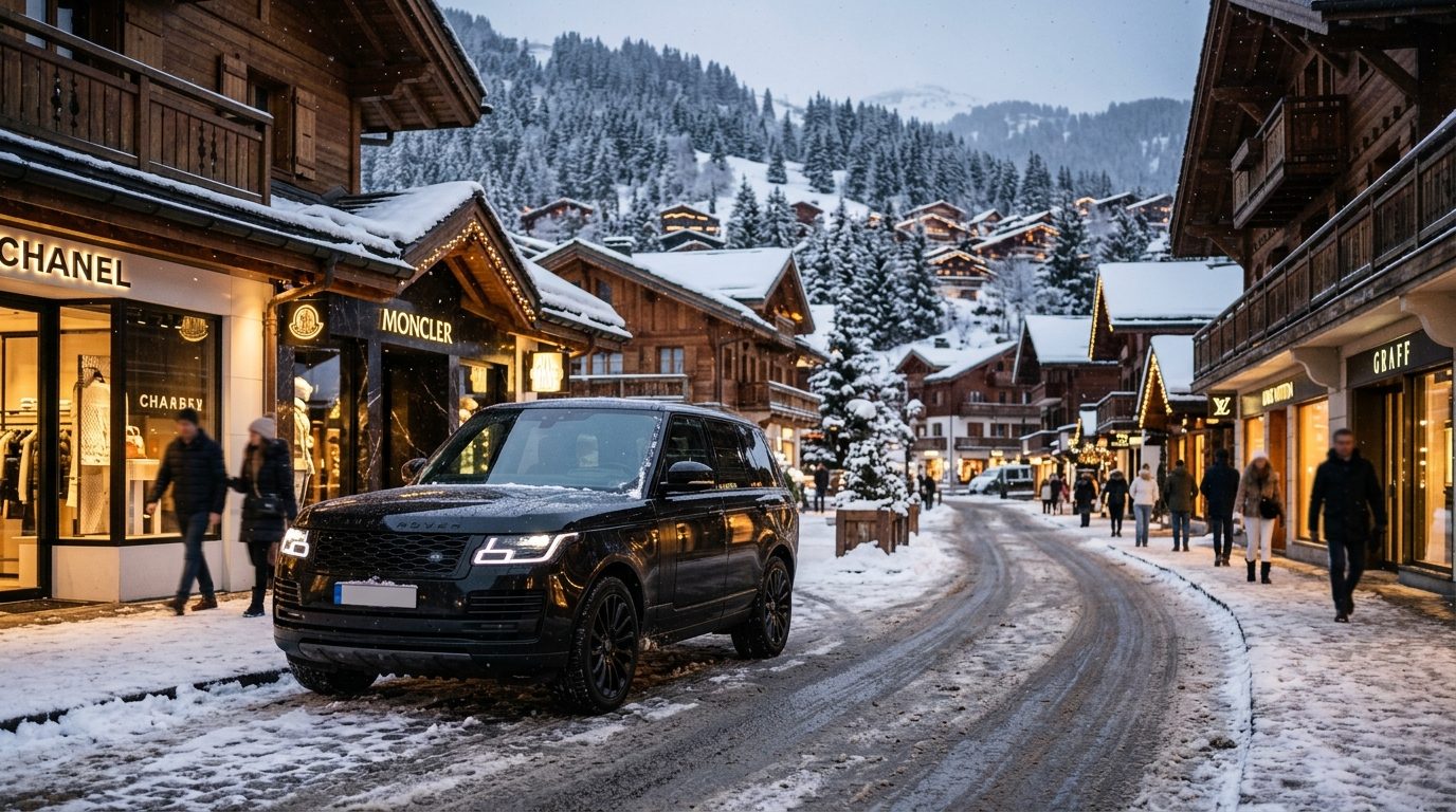 Organiser ses sessions shopping à Courchevel avec un chauffeur privé