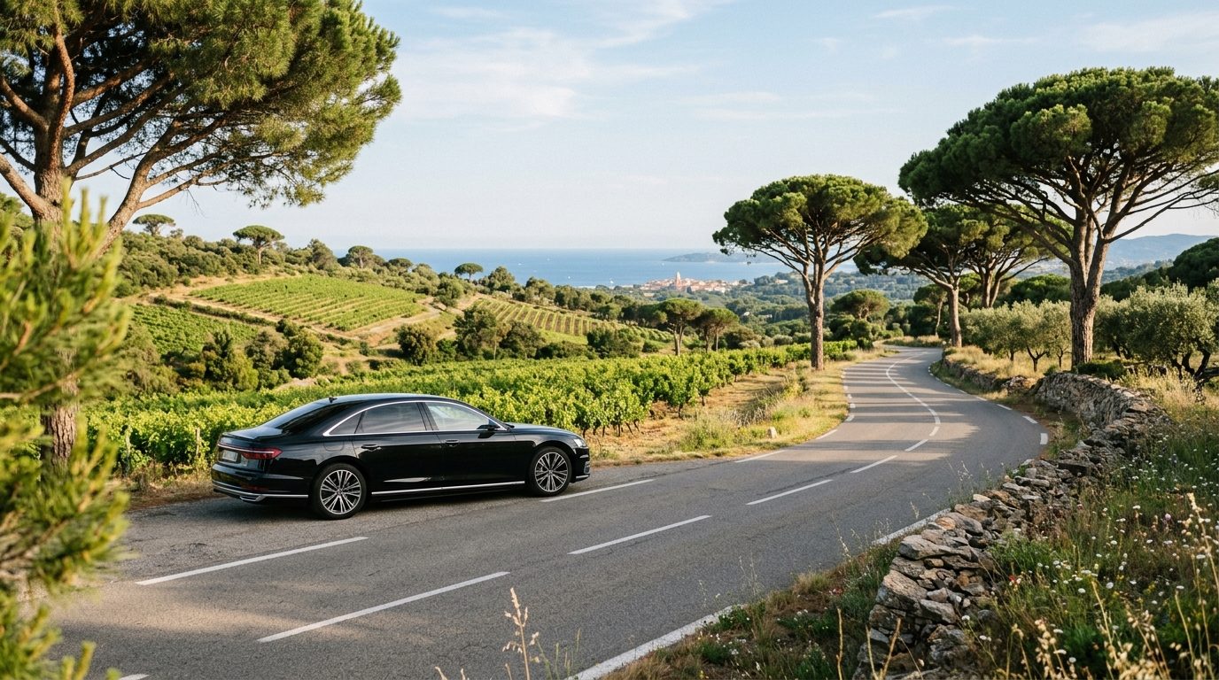 Chauffeur privé à Cogolin (83310) : organiser vos déplacements dans le Golfe