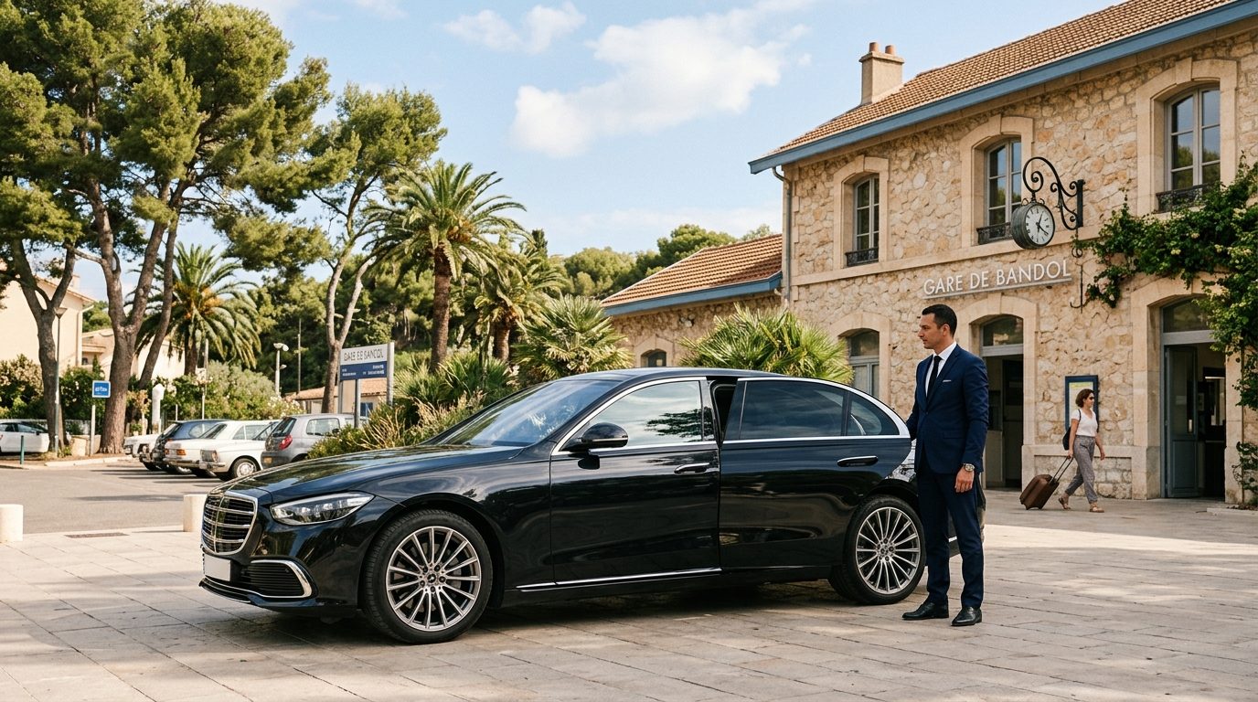 Mise à disposition d&rsquo;un chauffeur privé à la gare de Bandol : guide et conseils pratiques