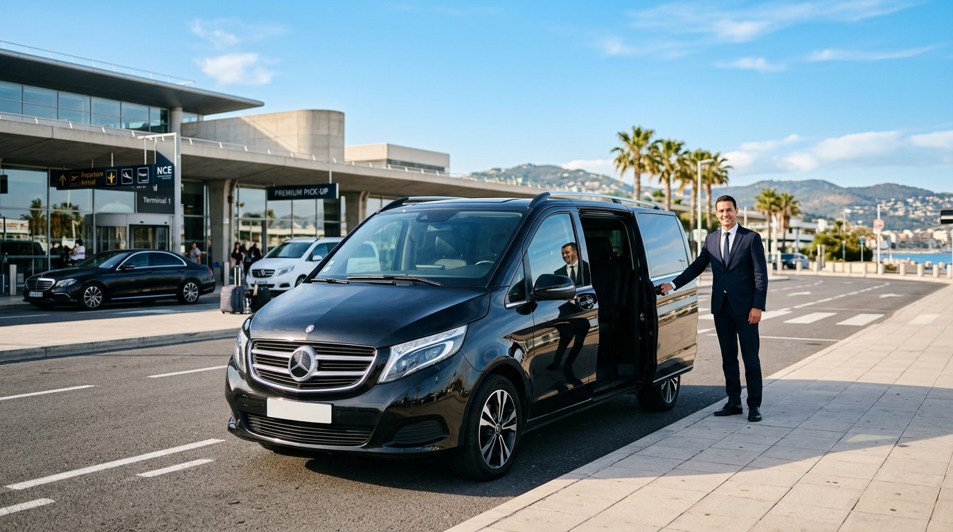 Réservation de van avec chauffeur à l&rsquo;aéroport Nice NCE : mode d’emploi