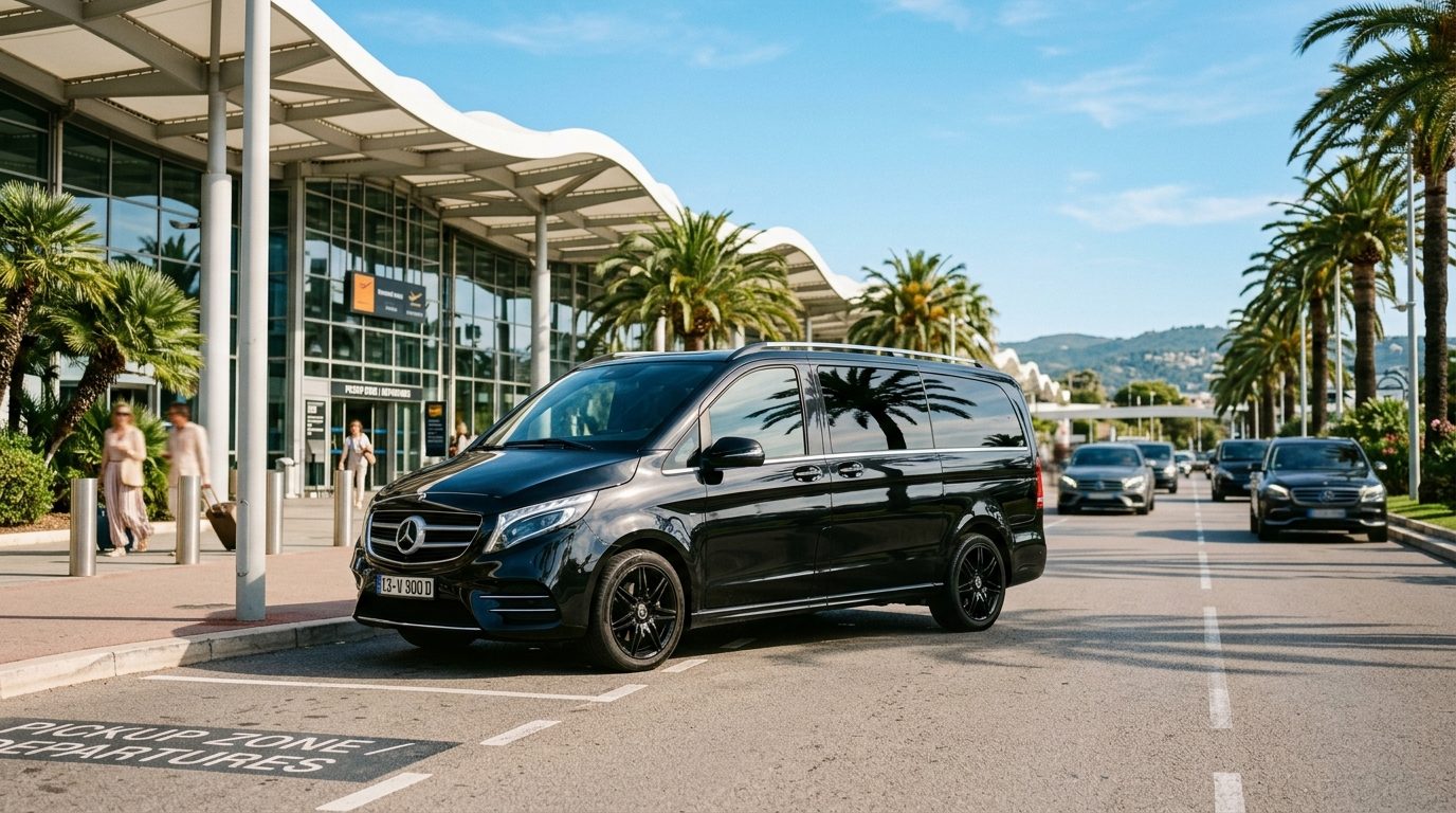 Transfert Aéroport Nice NCE vers Cannes en Van : Organisation et Repères Clés