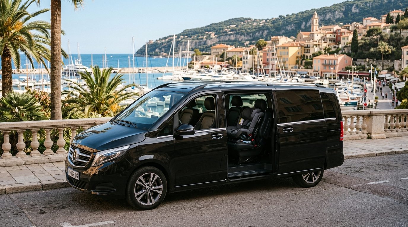 Transfert en van avec siège bébé à La Seyne-sur-Mer : confort et sécurité familiale