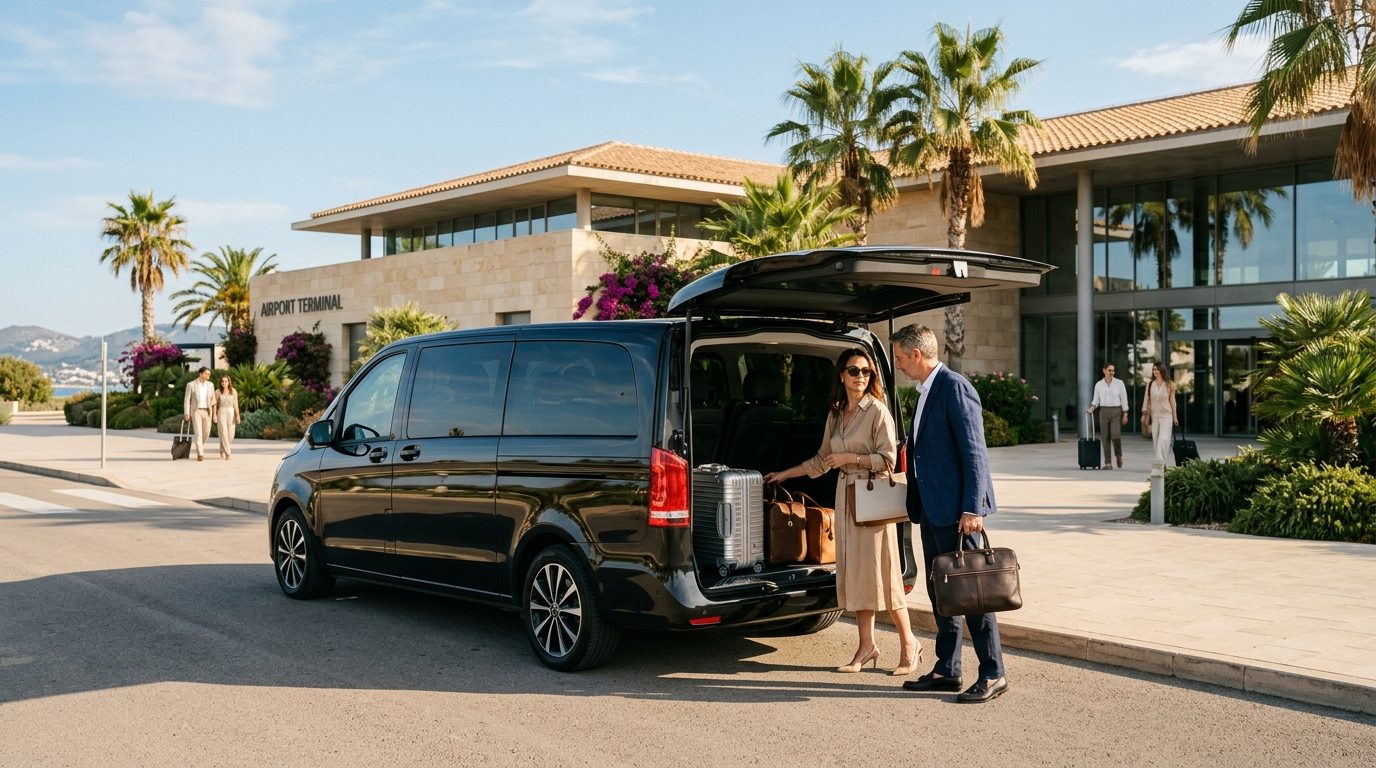 Organiser son transport en van au départ de l&rsquo;aéroport Nice Côte d&rsquo;Azur (NCE)