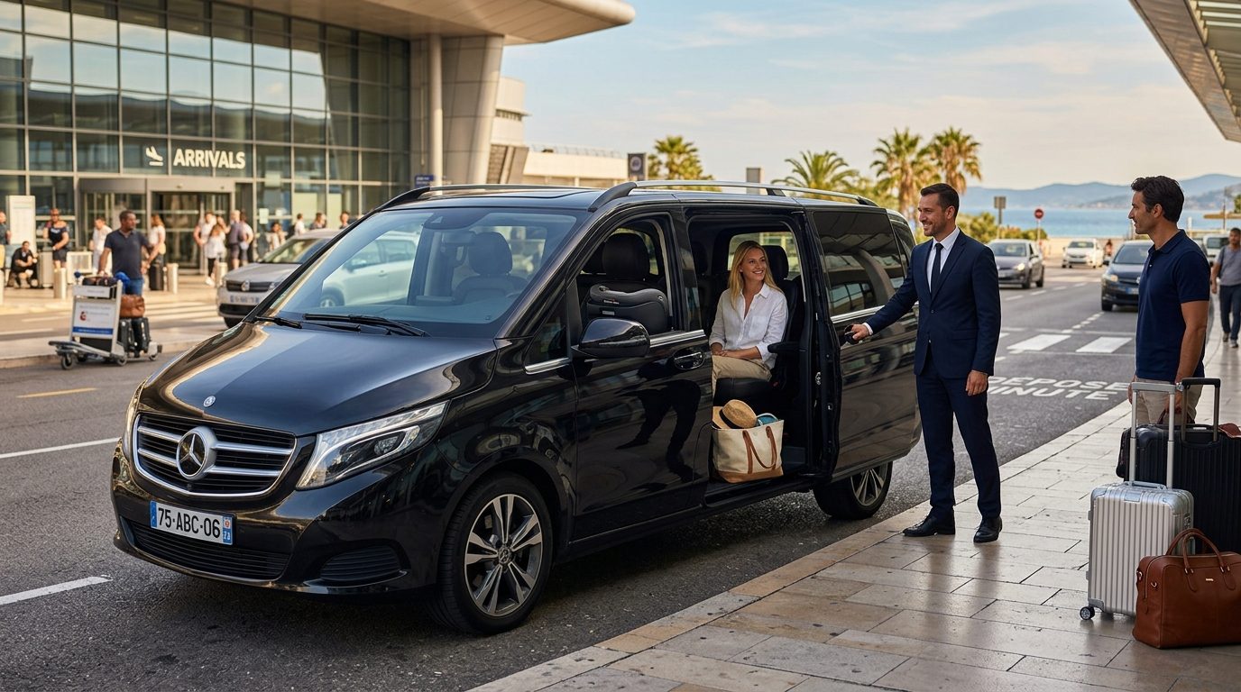 Transport d&rsquo;enfants à l&rsquo;aéroport Nice Côte d&rsquo;Azur : l&rsquo;organisation sereine d&rsquo;un transfert en van