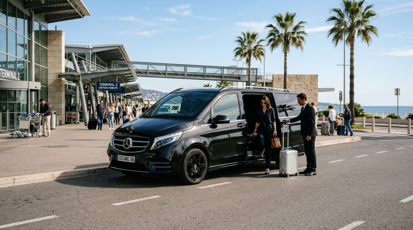 Van VIP à l’aéroport Nice Côte d’Azur : repères et conseils pour un transfert serein