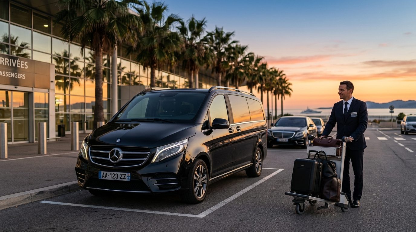 VTC minivan à l’aéroport de Nice NCE : organiser sereinement vos trajets de groupe