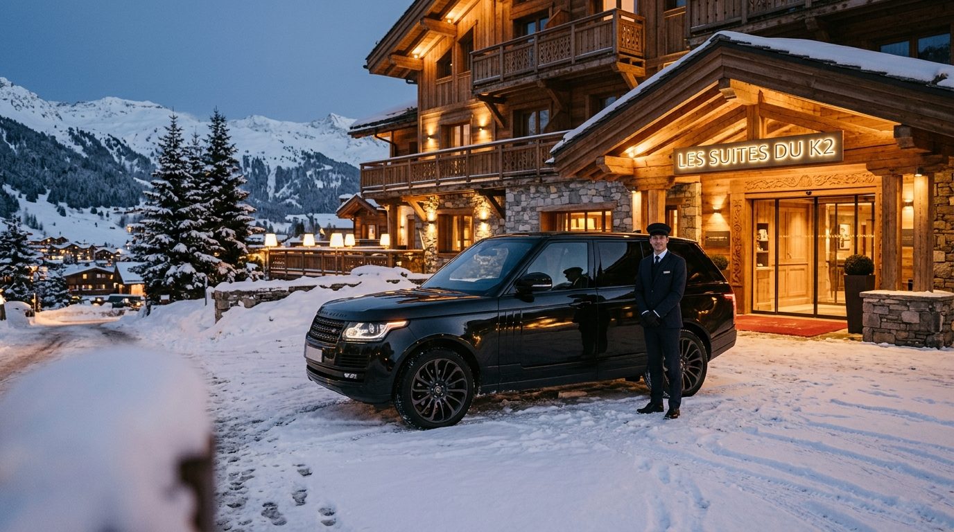 Chauffeur privé pour les Palaces de Courchevel : l&rsquo;art du service sur mesure en altitude