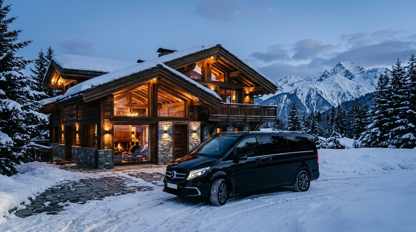 VTC et résidences privées à Courchevel : guide de mobilité haut de gamme