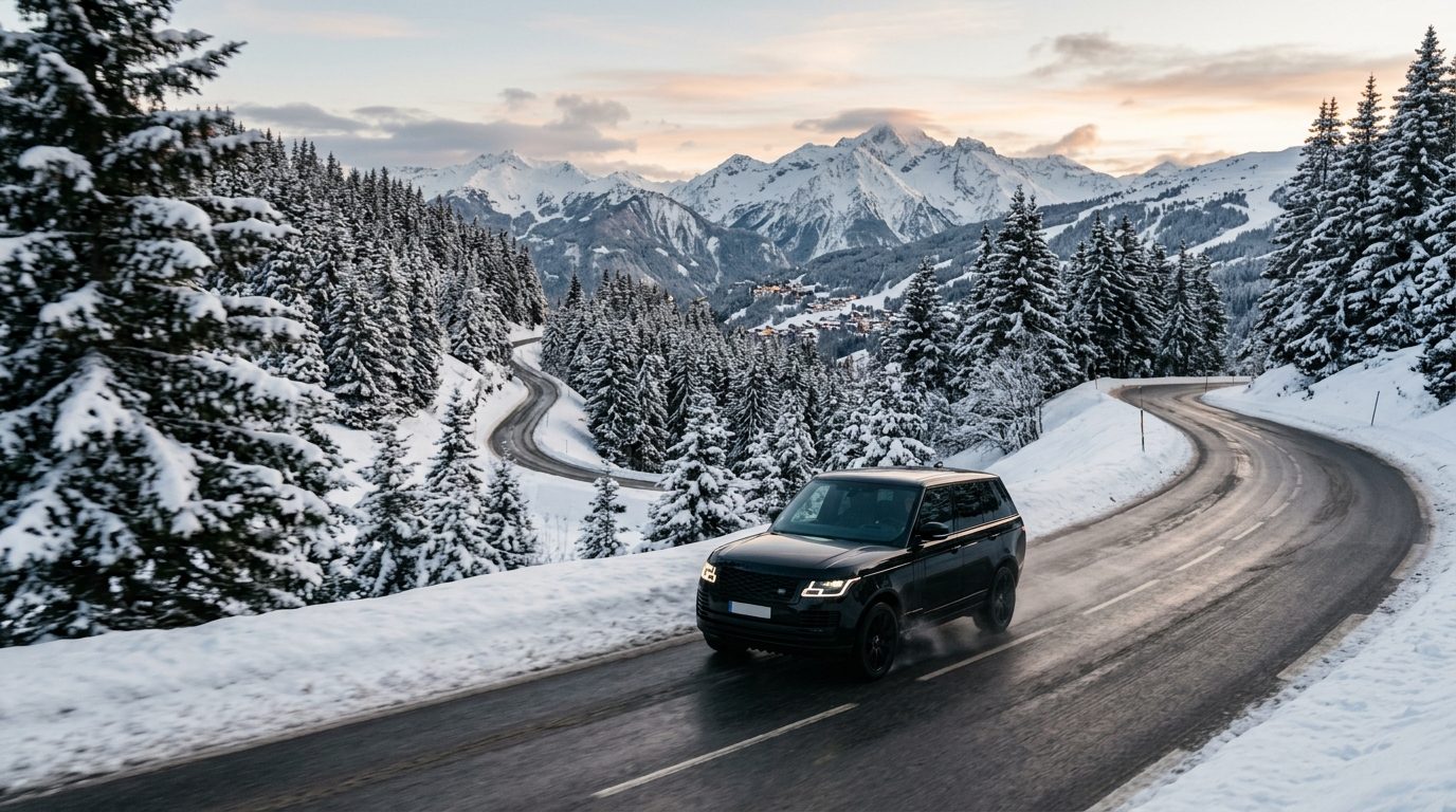 Chauffeur garde du corps à Courchevel : concilier mobilité haut de gamme et sécurité privée en station