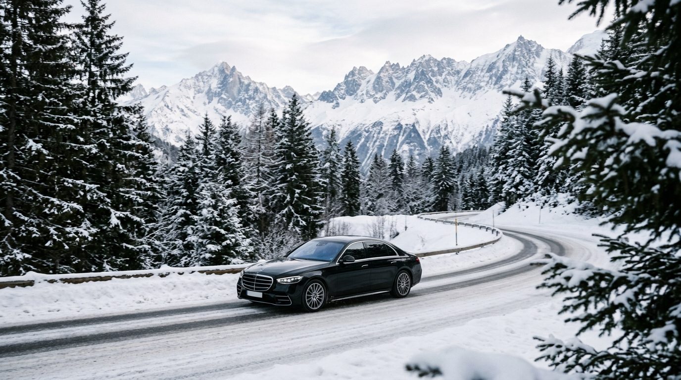 Chauffeur privé entre Genève et Courchevel : guide d’un trajet d’exception