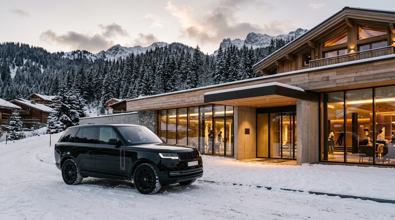Chauffeur privé à Aquamotion Courchevel : organiser vos transferts bien-être en station
