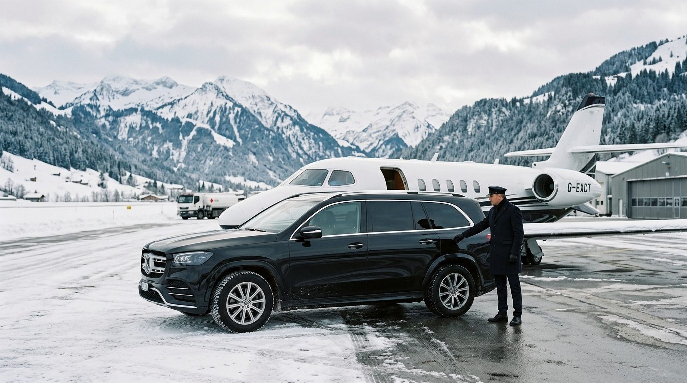 Liaison Jet Privé et VTC à Courchevel : Organisation et Logistique Sol-Air